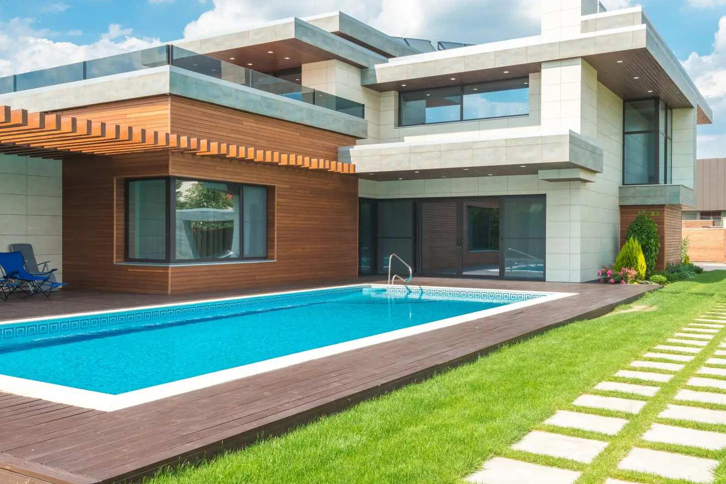 Swimming pool built in East Lindfield, NSW